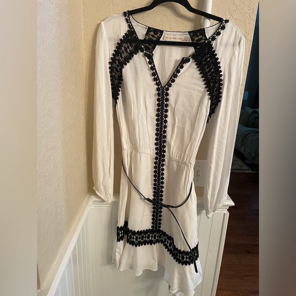 Black and white dress